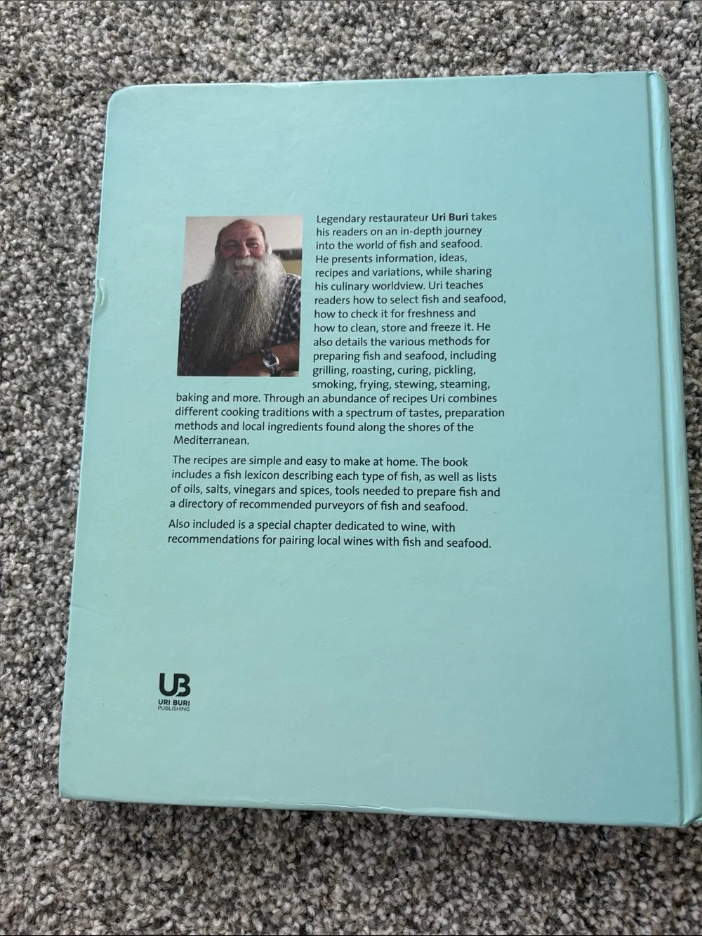 Uri Buri Fish and Seafood Cookbook Signed 2009